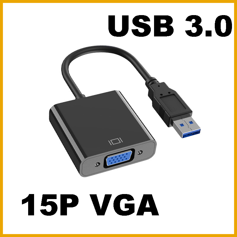Usb Sound Card External - NOVO Adaptador USB 3.0 para VGA