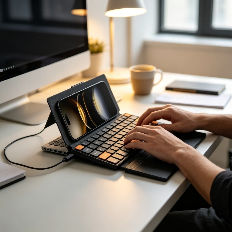 Wireless Keyboard Mini - Teclado Mini Ultra Fino Personalizado Bluetooth