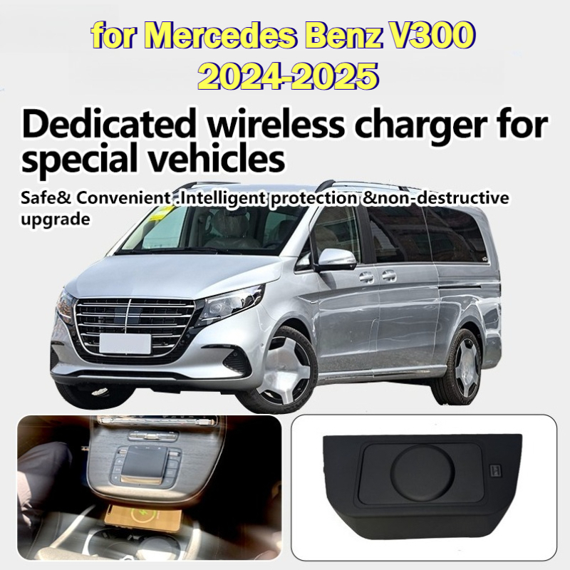 Wireless Phone Charger Pad - Carregador Sem Fio para Mercedes Benz