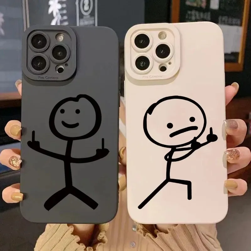 Apple Iphone 16 - Capa de Silicone Fosca com Desenho