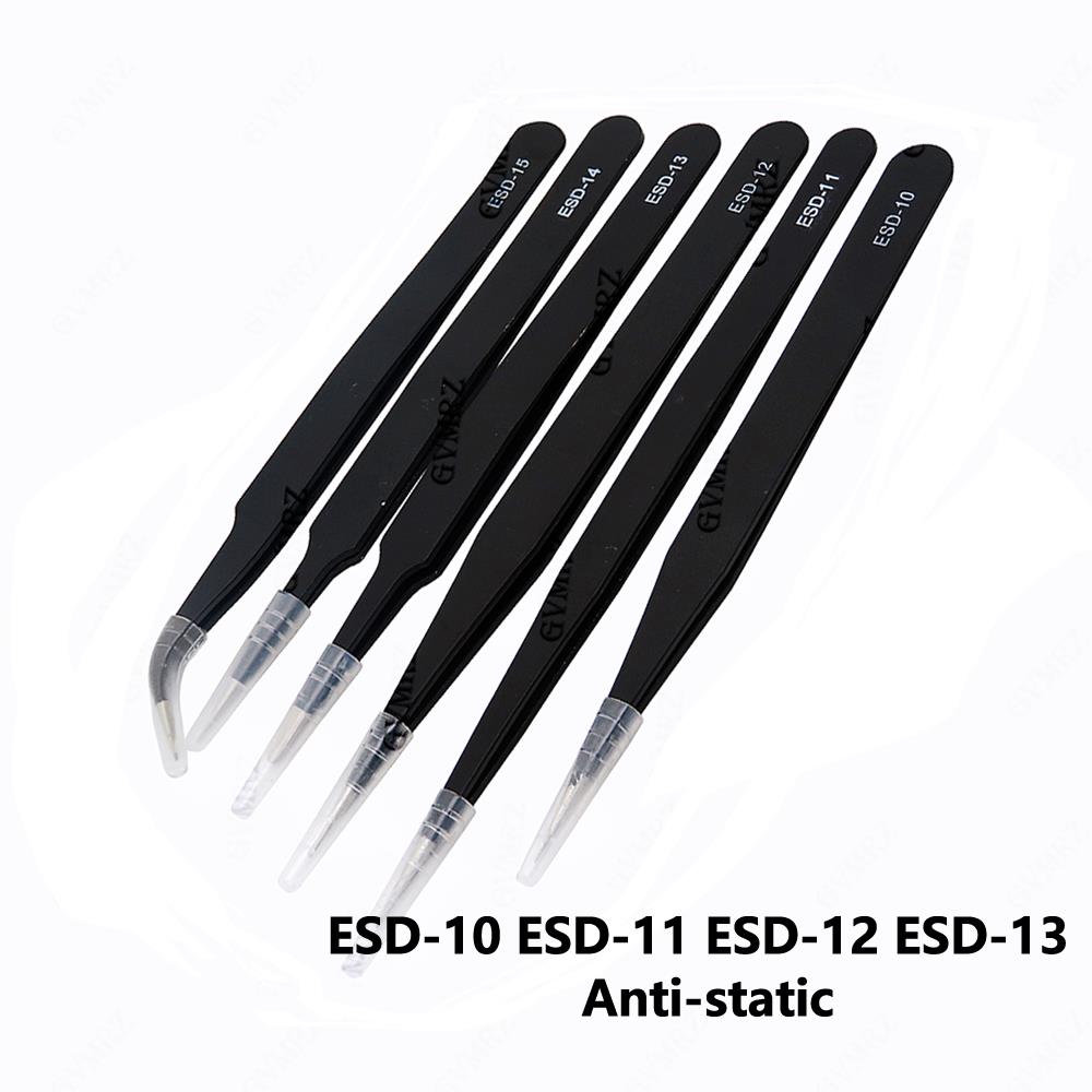 Diy Electronics Gadgets - Conjunto de 6 Pinças Antiestáticas ESD-10
