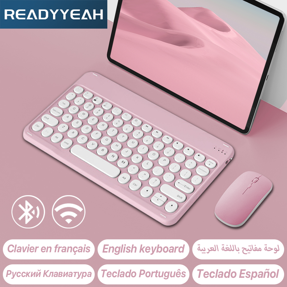 Wireless Keyboard Mini - Teclado e mouse sem fio para