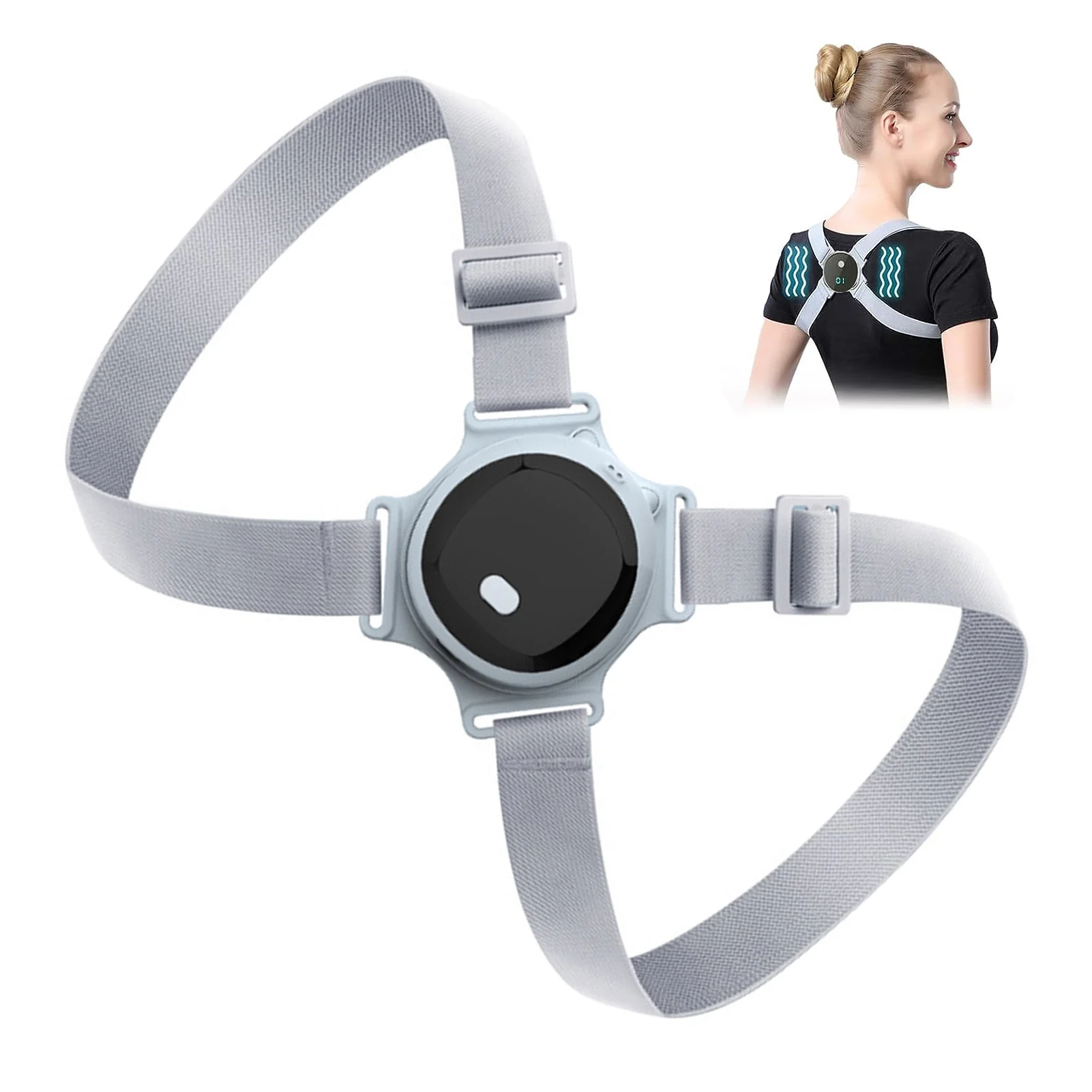 Smart Posture Sensor - Corretor de postura elétrico inteligente, cinta