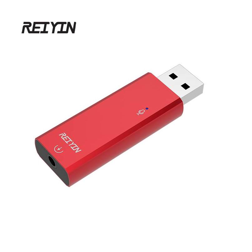 Usb Sound Card External - Reiyin-USB DAC Áudio Portátil, 192kHz, 24Bit