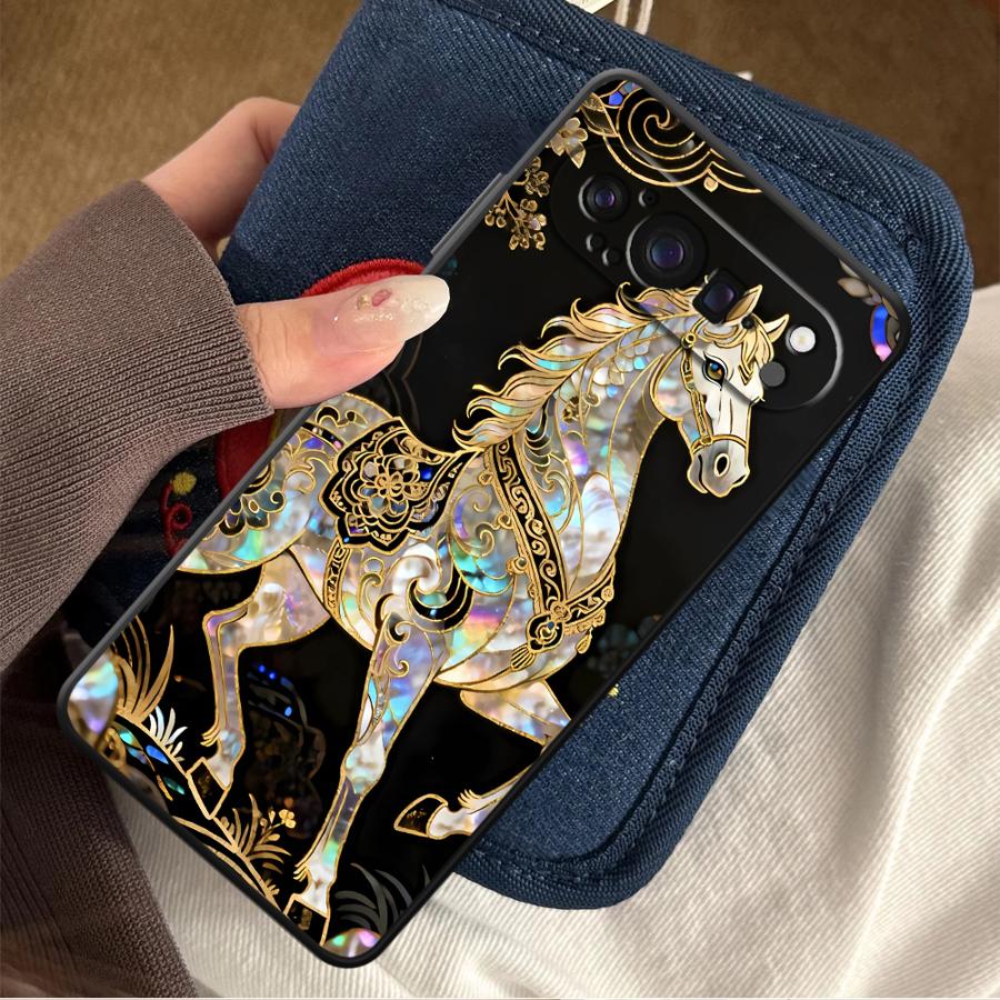 Google Pixel 8A - Capa de Telefone Lucky Horse para