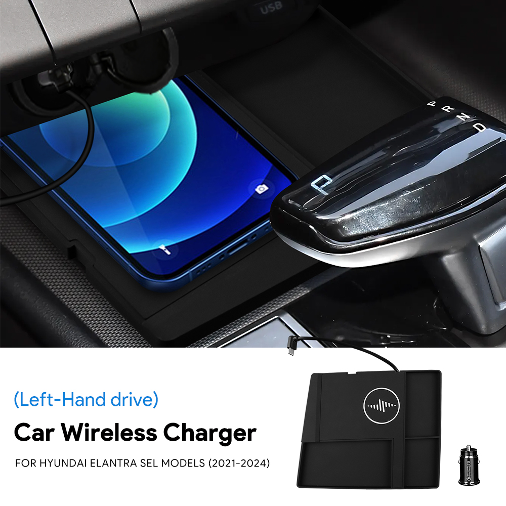 Wireless Phone Charger Pad - Carregador sem fio de carro de
