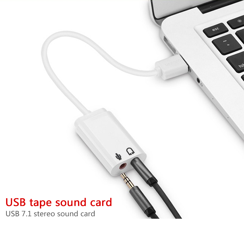 Usb Sound Card External - Adaptador audio da placa sadia para