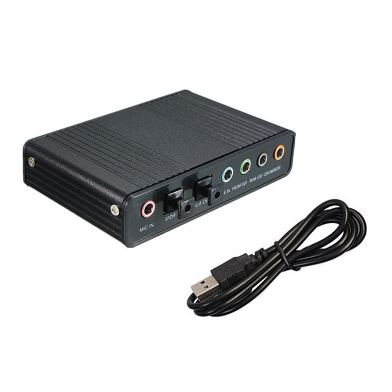 Placa de Som Óptica USB AA19 6 - Usb Sound Card External avaliação e preço
