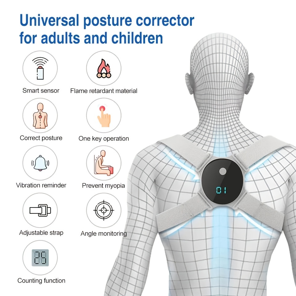 Corretor de postura recarregáv - Smart Posture Sensor avaliação e preço