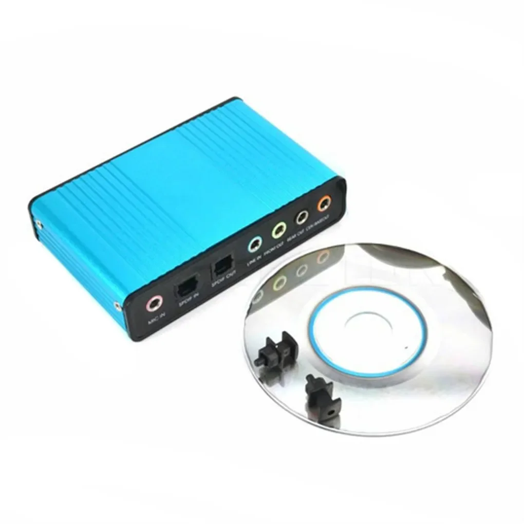 Placa de som usb 2.0, 6 canais - Usb Sound Card External avaliação e preço