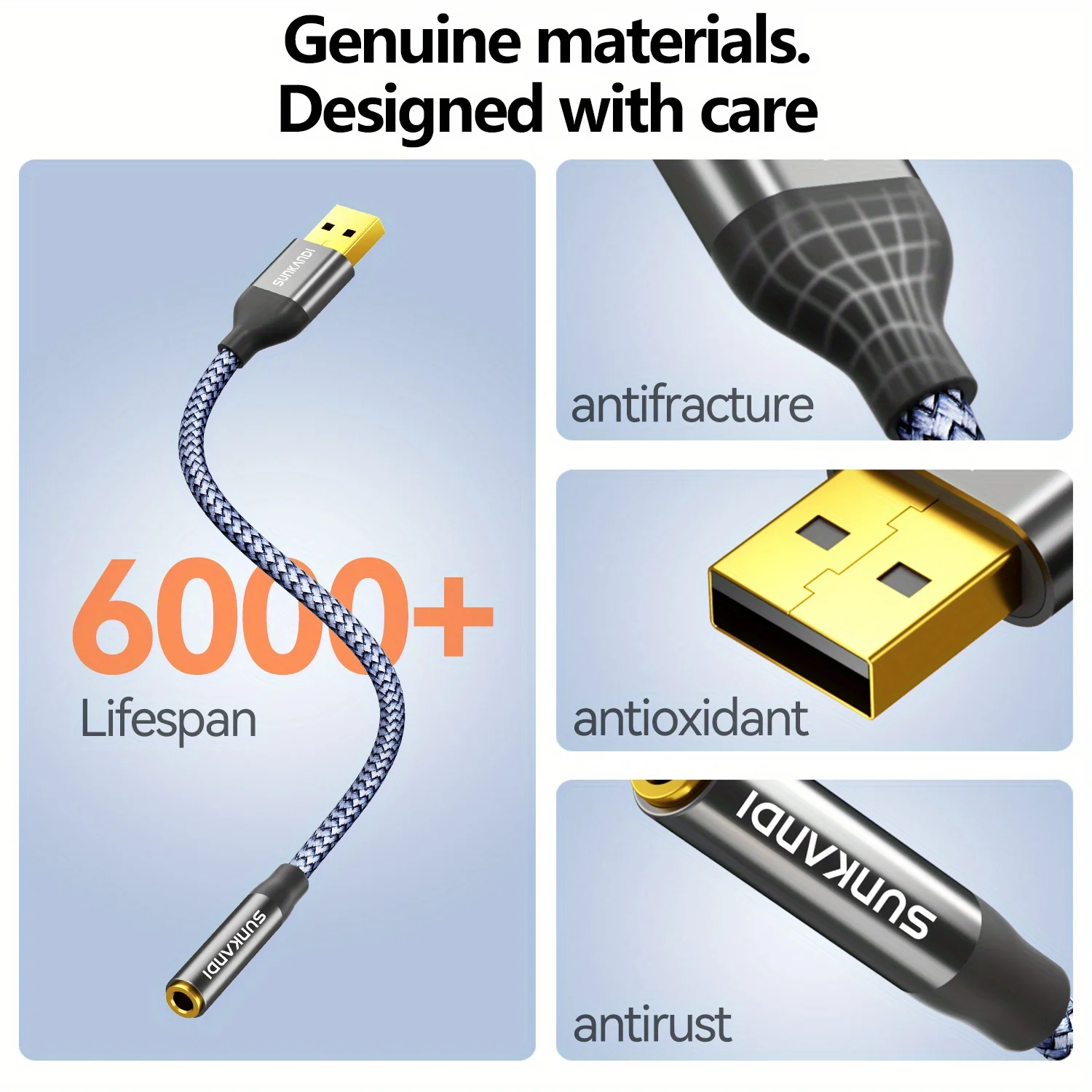 SUNKANDI Adaptador USB para co - Usb Sound Card External avaliação e preço
