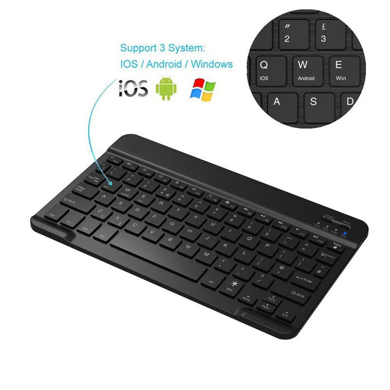 Teclado Recarregável Retroilum - Wireless Keyboard Mini avaliação e preço
