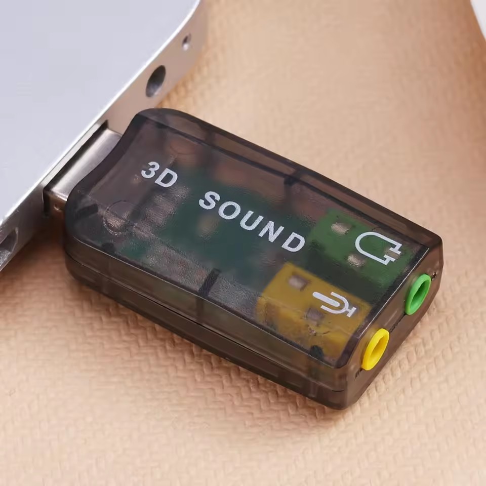 Mini portátil externo usb micr - Usb Sound Card External avaliação e preço
