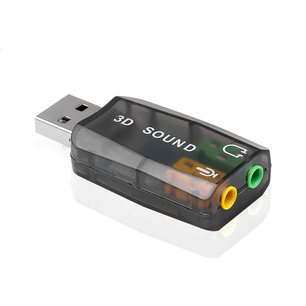 Mini portátil externo usb micr - Usb Sound Card External avaliação e preço